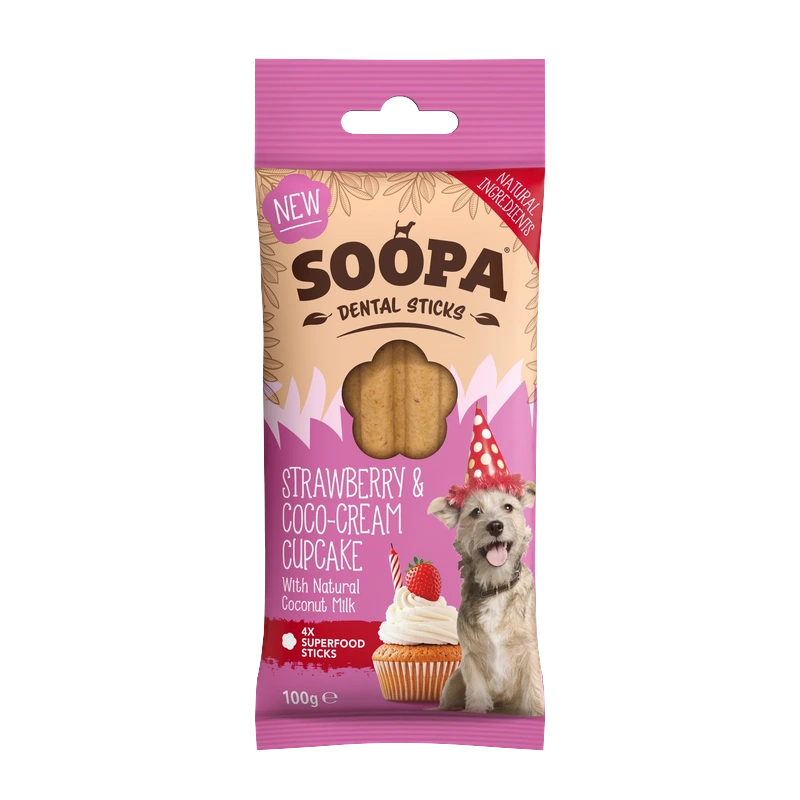 Strawberry & Coco-Cream Cupcake Sticks